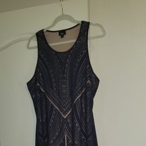 Mossimo laser cut Navy colored dress